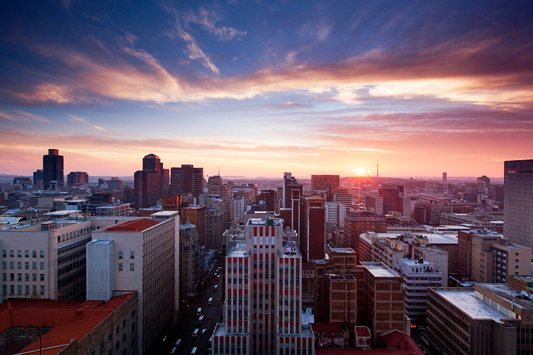 Skyline of Johannesburg City Center